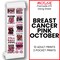 Pink October Halloween Breast Cancer DTF Transfer 22x60 Direct-to-Film Gang Sheets Iron On Transfers - 10 Adult Prints And 2 Pocket Pints
